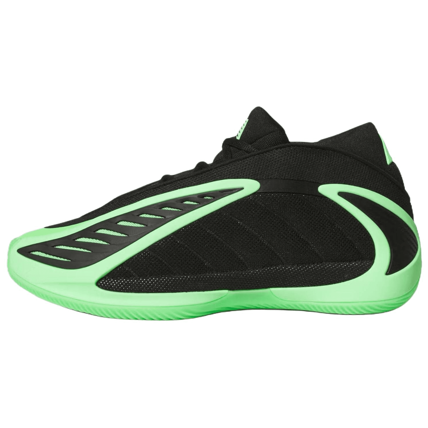 Кроссовки для баскетбола Adidas AE2 Low Баскетбольные кроссовки Мужские Черные Зеленые - изображение 1