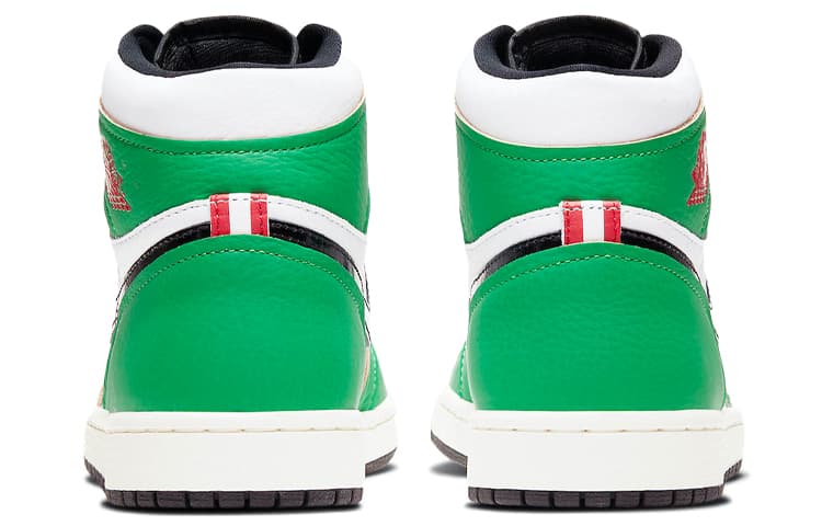 Ретро баскетбольные кроссовки Jordan Air Jordan 1 Retro High OG "Lucky Green" - изображение 5