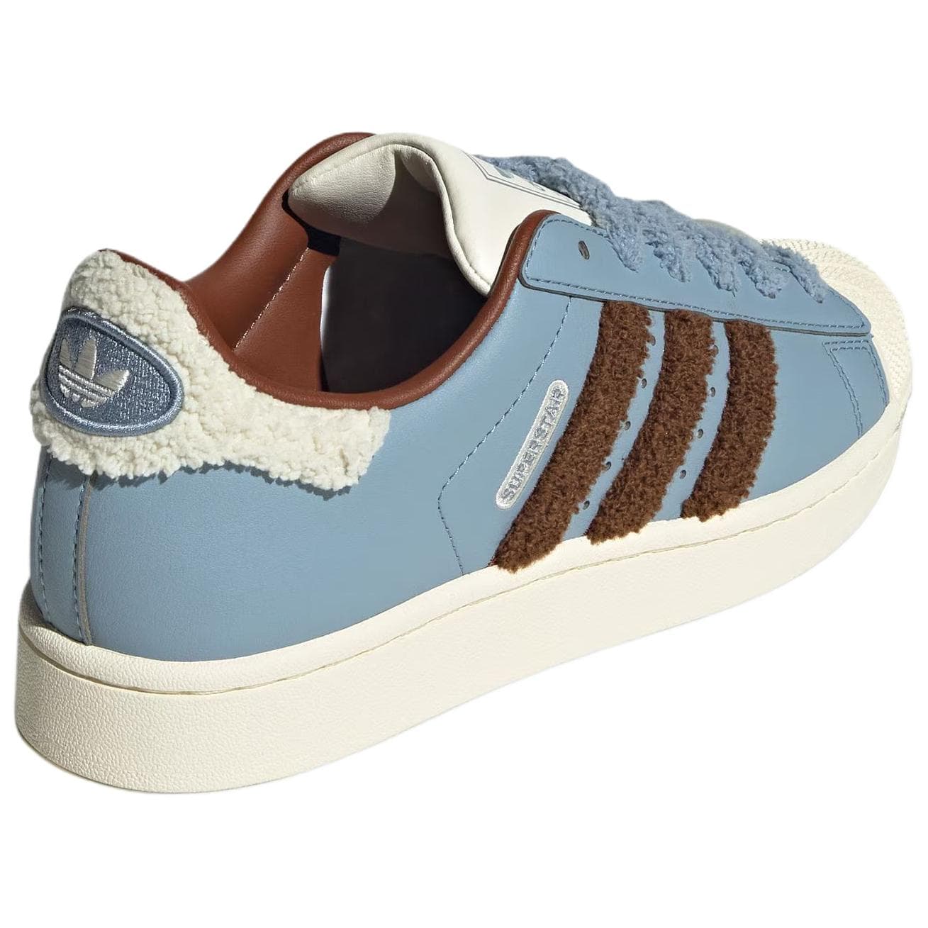 Кроссовки Adidas Originals Superstar 2 Синтетическая кожа Скейтборд Обувь Женская Синяя - изображение 5