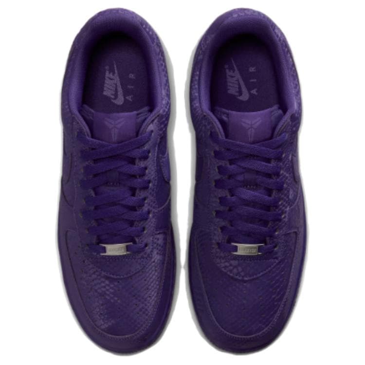 Кроссовки Nike Air Force 1 Slip-Resistant Abrasion-Resistant Низкие Кеды для Скейтбординга Унисекс Фиолетовые - изображение 4