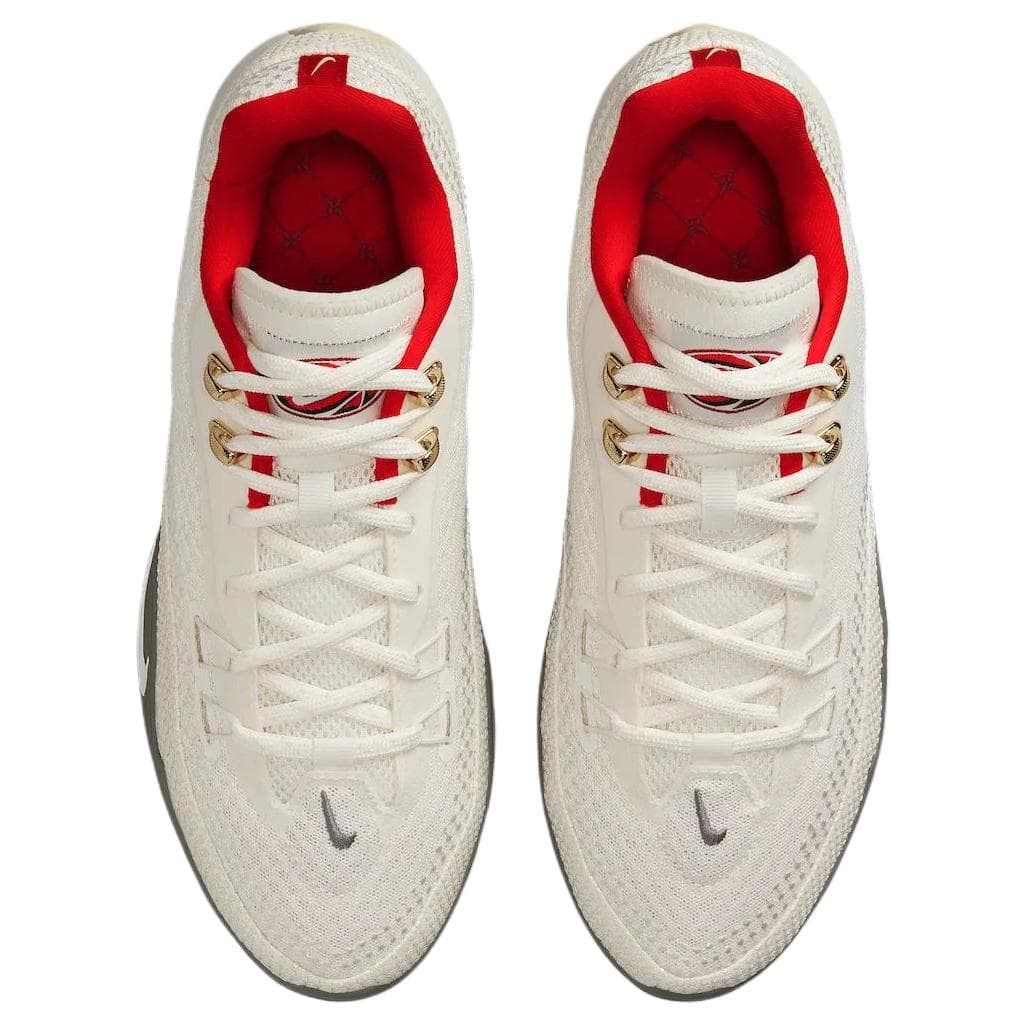 Кроссовки для баскетбола Nike S.T. Flare Low Топ Баскетбольные кроссовки Мужские Перламутрово-белые - изображение 4