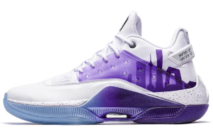 Кроссовки для баскетбола Xtep Youyun 4 Lin Shuhao All-Star Low Basketball Shoes White Purple - изображение 1