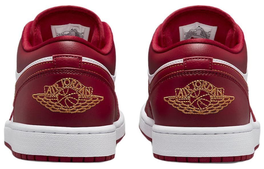 Ретро баскетбольные кроссовки Jordan Air Jordan 1 Low "Cardinal" - изображение 5