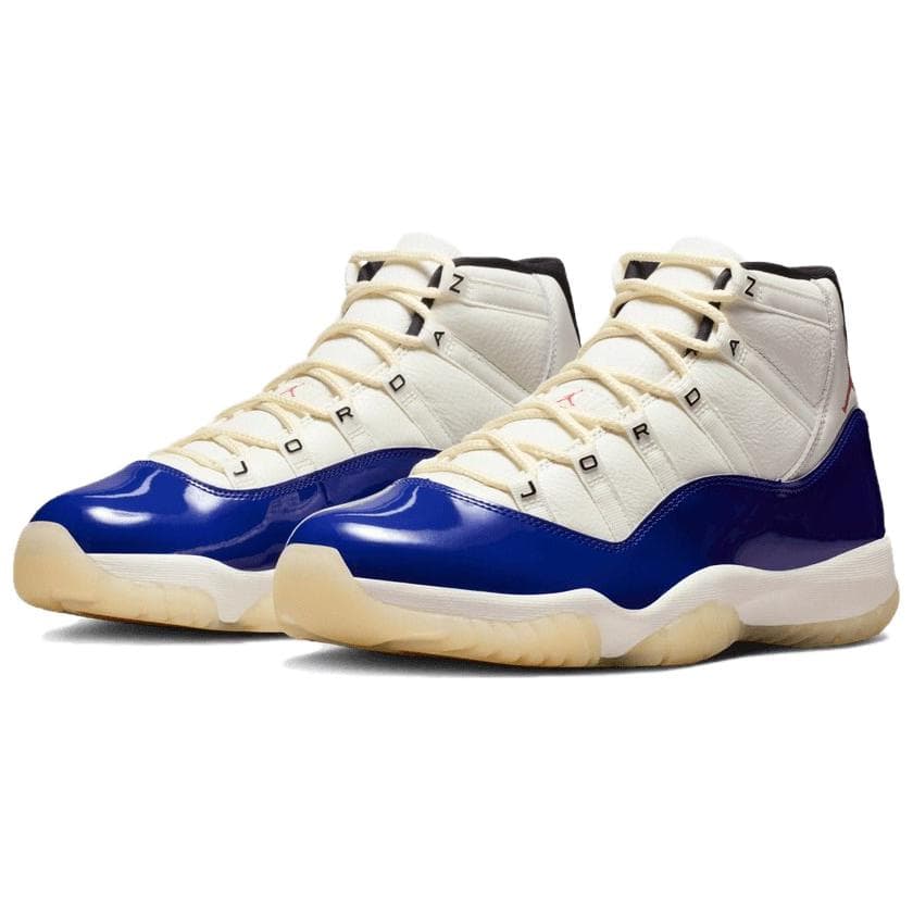 Ретро баскетбольные кроссовки Jordan Air Jordan 11 High Топ Ретро Баскетбольные Кроссовки Мужские Синие - изображение 3