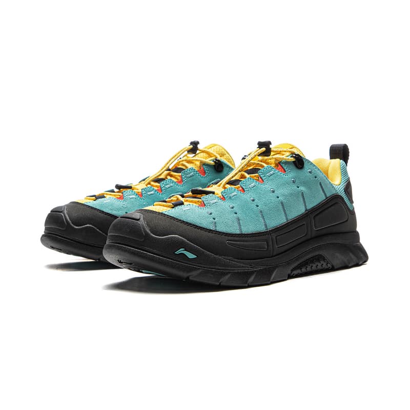 Кроссовки Li NING Outdoor CF Tracing Forest Grace SE Дышащий Low Топ Походная обувь Унисекс Синий черный - изображение 3