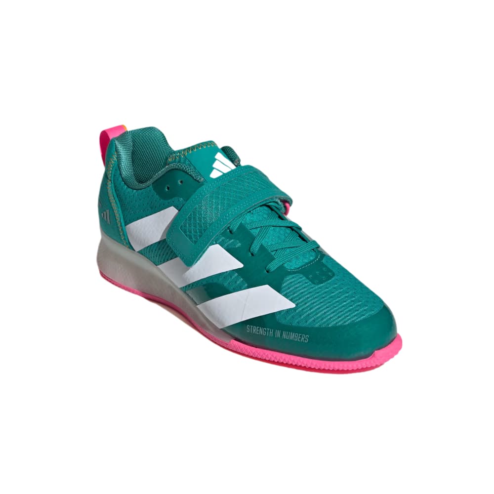 Кроссовки для спортзала Adidas Adipower Low Тренировочные кроссовки унисекс синие зеленые - изображение 3