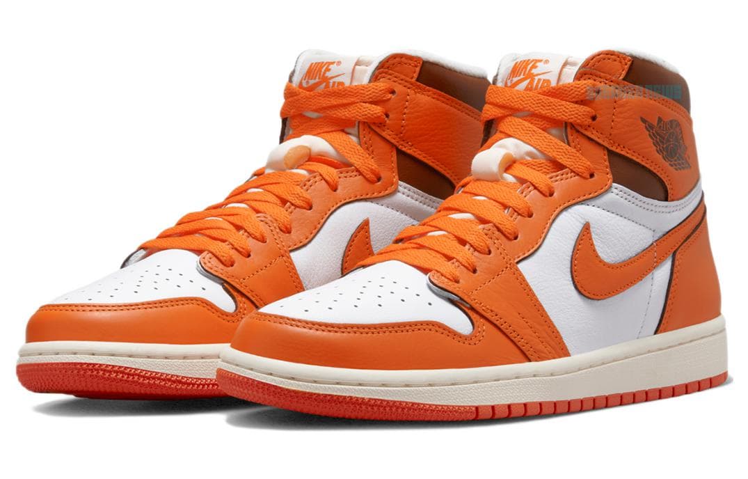 Ретро баскетбольные кроссовки Jordan Air Jordan 1 Retro High OG "Starfish" - изображение 3