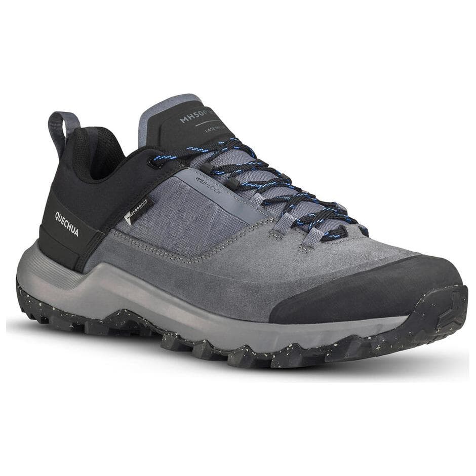 Кроссовки DECATHLON MH500 Низкий Топ Походная Обувь Мужская Черная Серый - изображение 2