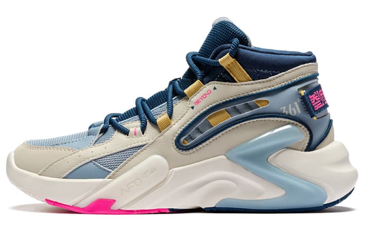 Кроссовки для баскетбола 361° NFO Mid Basketball Shoes Blue Grey - изображение 1