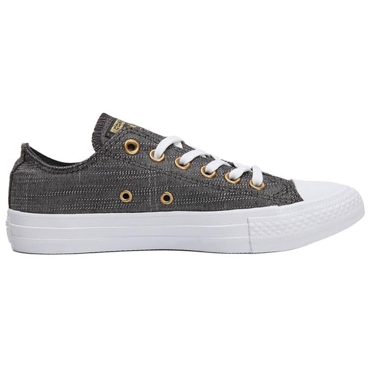 Кеды Converse Chuck TAYLOR Удобные Низкие Кеды Женские Серые - изображение 2