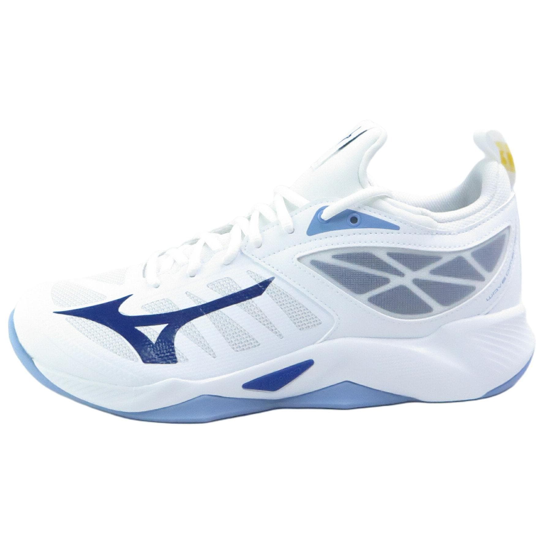 Кроссовки для спортзала Mizuno Wave Dimension противоскользящие устойчивые к истиранию низкие унисекс тренировочные кроссовки белый и синий - изображение 1