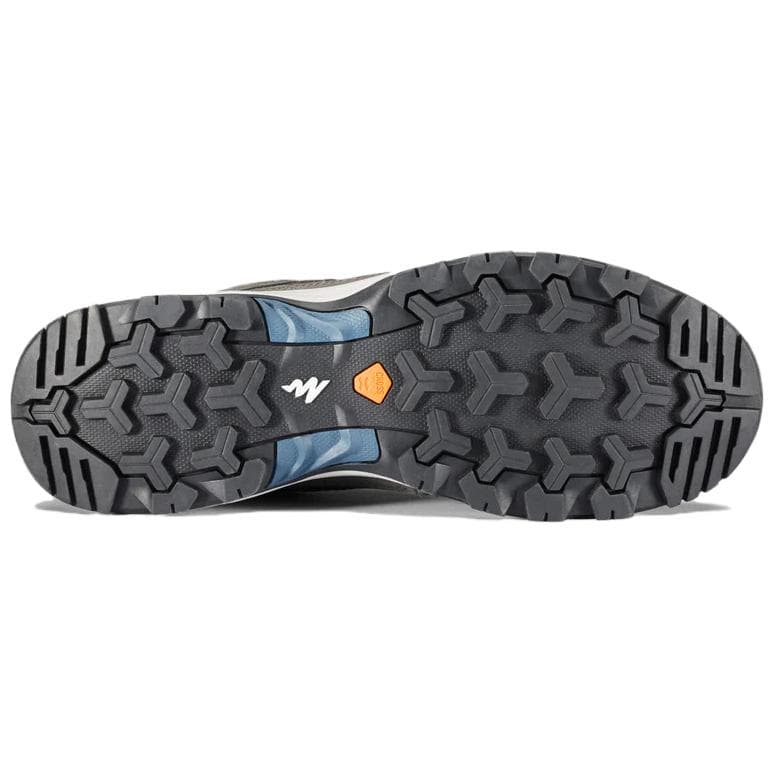 Кроссовки DECATHLON MH100 Кожа Низкий Верх Походная Обувь Мужская Серый - изображение 4