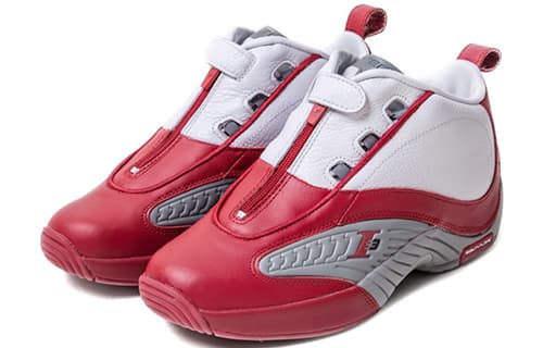 Ретро баскетбольные кроссовки Reebok Answer IV White Red Grey - изображение 3