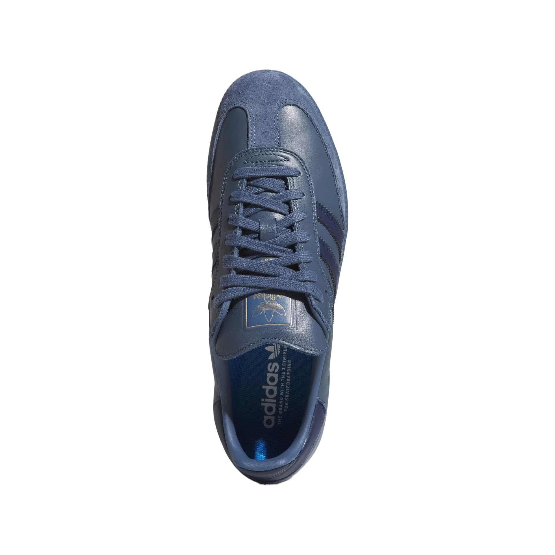 Кроссовки для спортзала Adidas Originals Samba ADV Устойчивые к истиранию Дышащие Низкие Кроссовки для тренировок Унисекс Мягкие Ink Синий - изображение 4