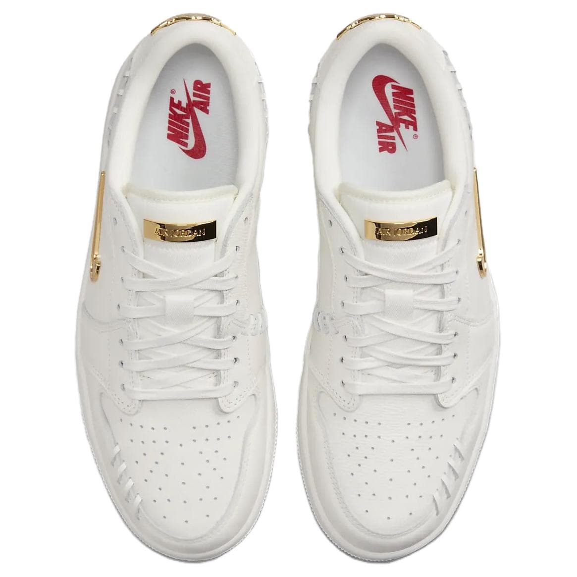 Ретро баскетбольные кроссовки Jordan Air Jordan 1 Low White Gold — фото 4