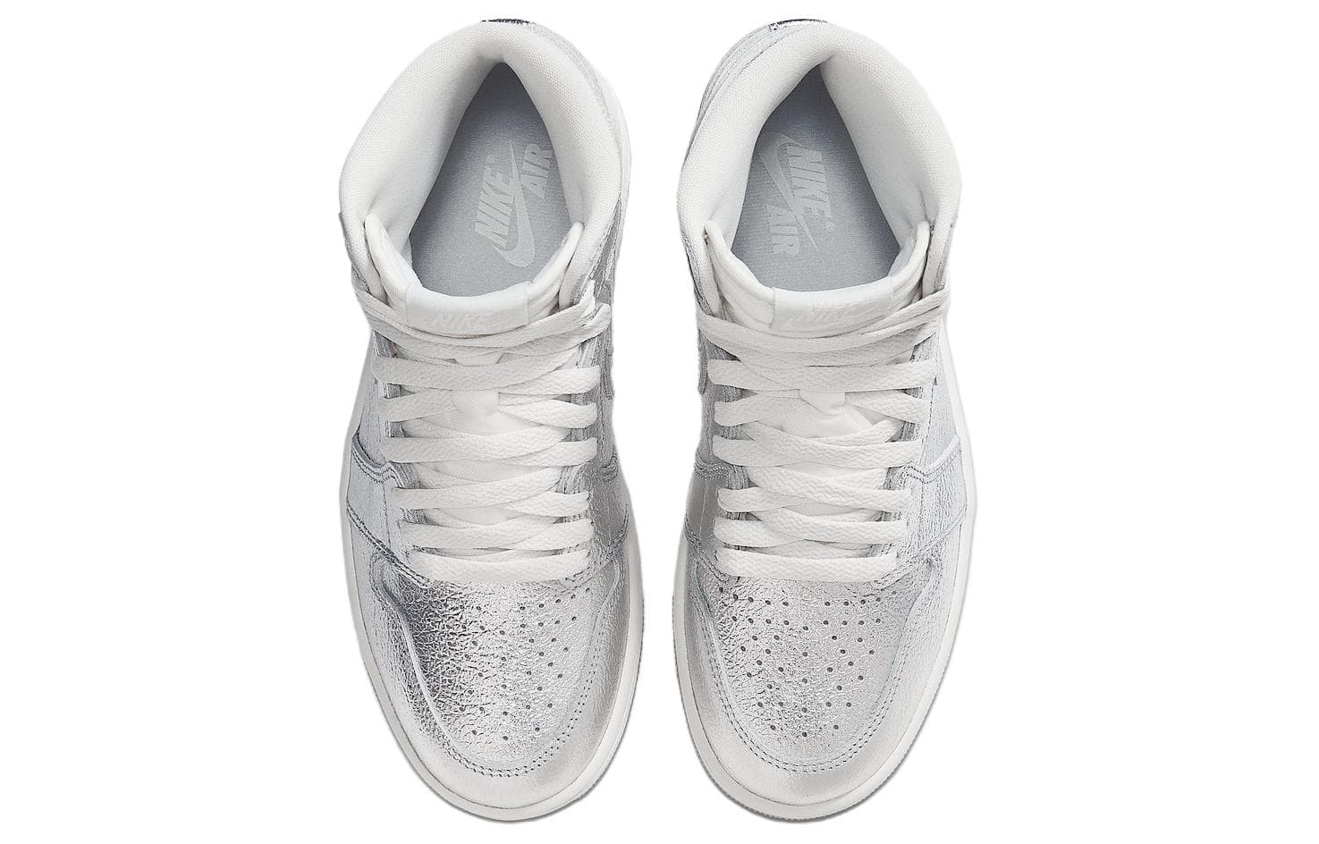 Ретро баскетбольные кроссовки Jordan Air Jordan 1 High OG "Chrome" — фото 4