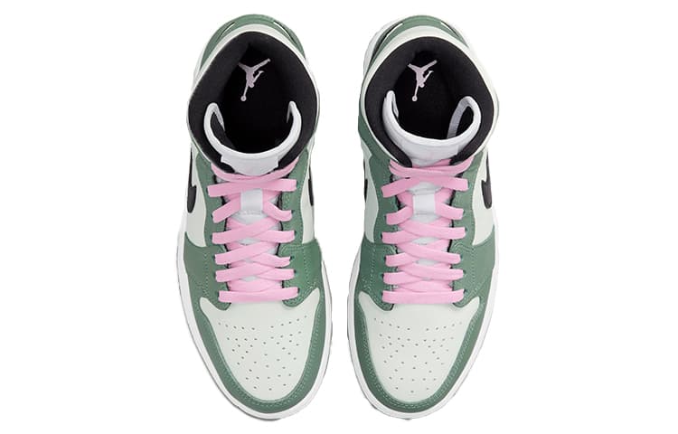 Ретро баскетбольные кроссовки Jordan Air Jordan 1 Mid SE "Dutch Green" - изображение 4
