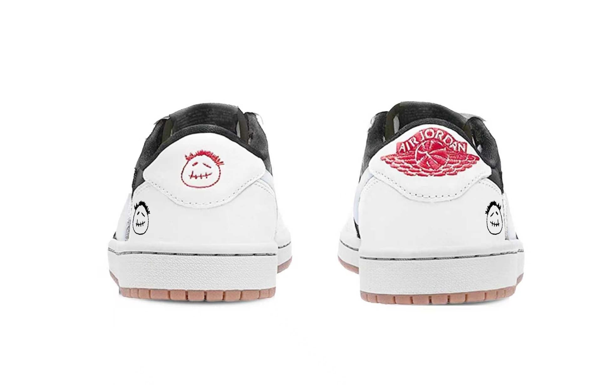 Ретро баскетбольные кроссовки Travis Scott x Air Jordan 1 Low - изображение 4