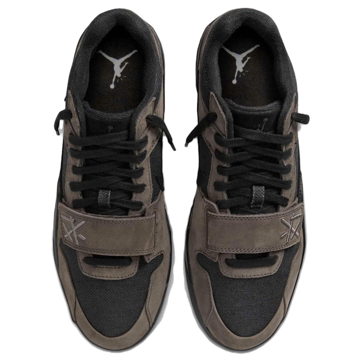 Ретро баскетбольные кроссовки Travis Scott Jumpman Jack TR "Dark Mocha" - изображение 4