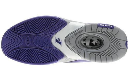 Ретро баскетбольные кроссовки Reebok Answer 4 White Purple - изображение 5