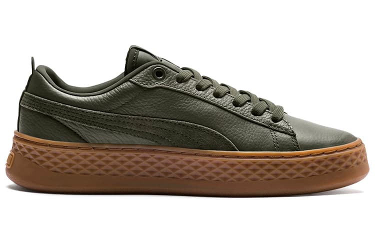 Кроссовки PUMA Smash Platform Olive - изображение 2
