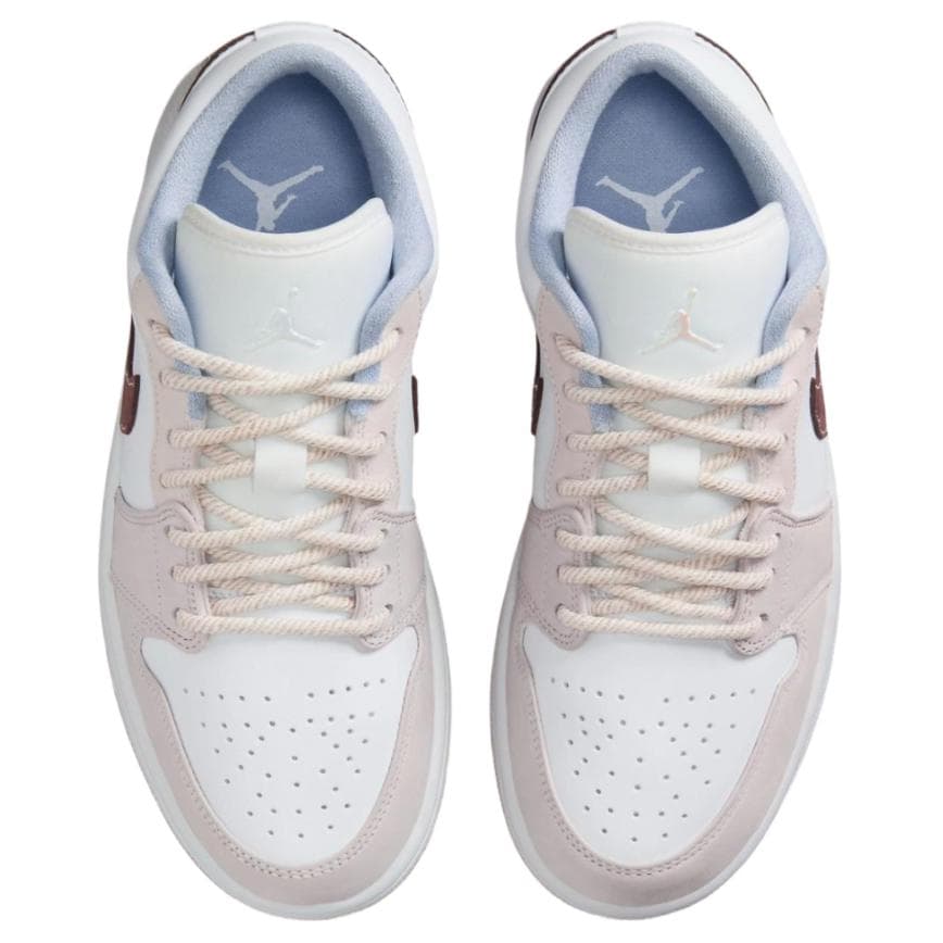 Ретро баскетбольные кроссовки Air Jordan 1 Low "Coral" - изображение 4