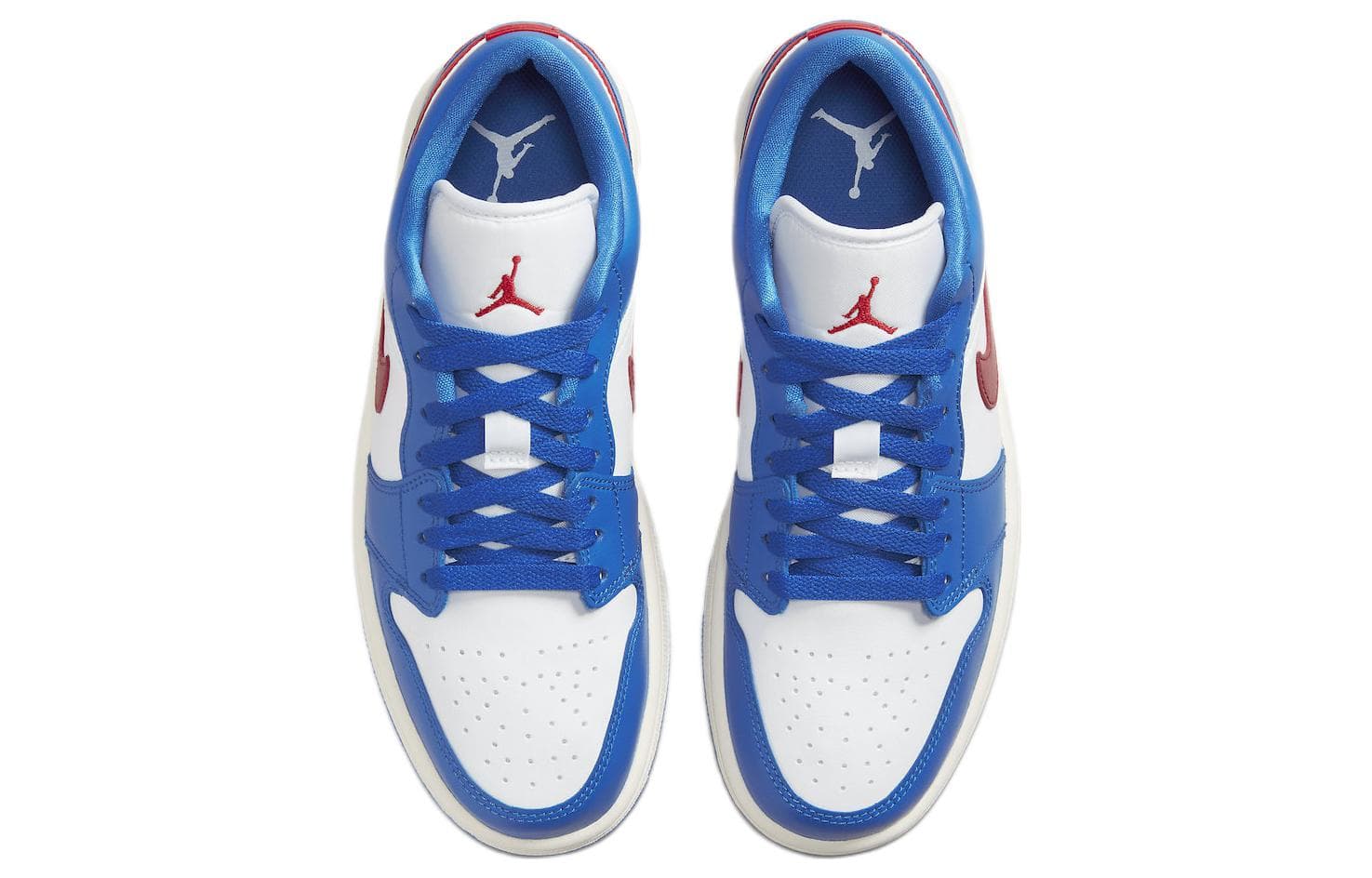 Ретро баскетбольные кроссовки Jordan Air Jordan 1 "Sport Blue" - изображение 4