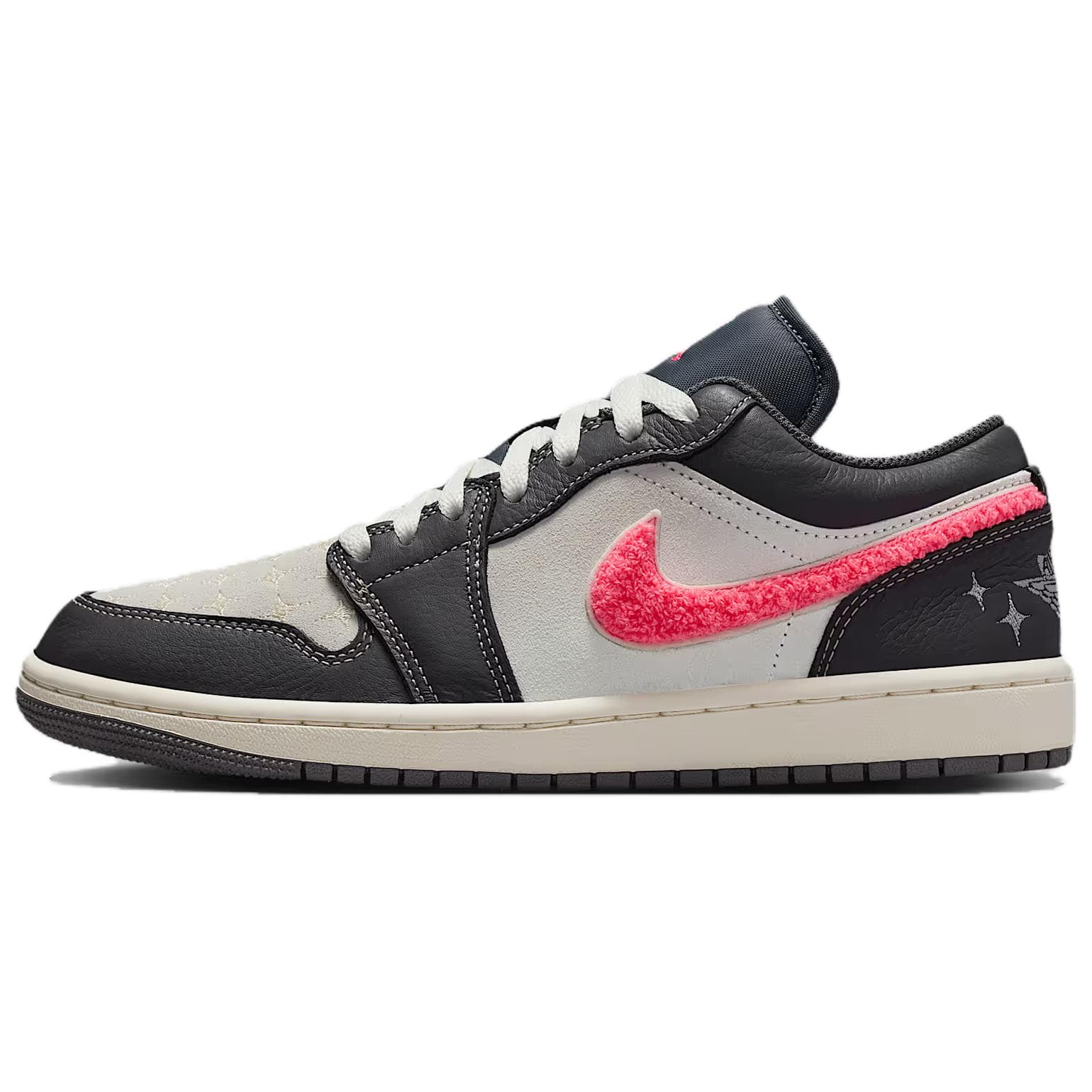Ретро баскетбольные кроссовки Jordan Air Jordan 1 Low Топ Ретро Баскетбольные Кроссовки Женские Серые - изображение 1