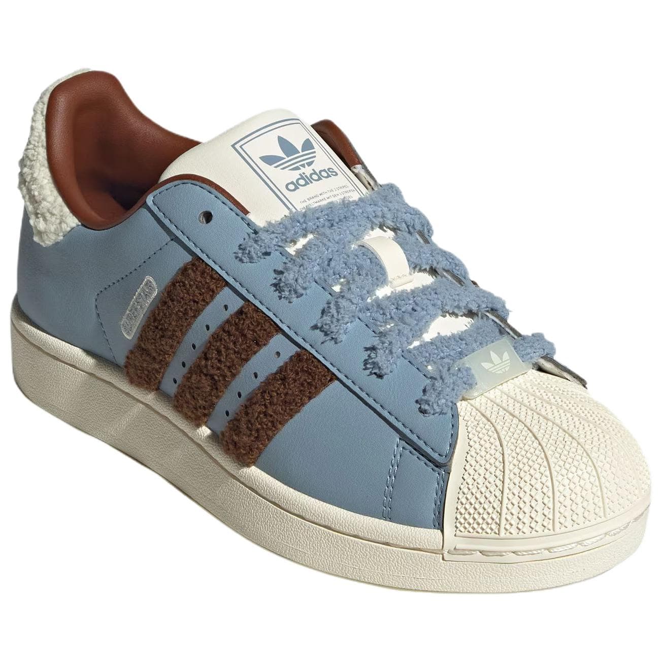 Кроссовки Adidas Originals Superstar 2 Синтетическая кожа Скейтборд Обувь Женская Синяя - изображение 3