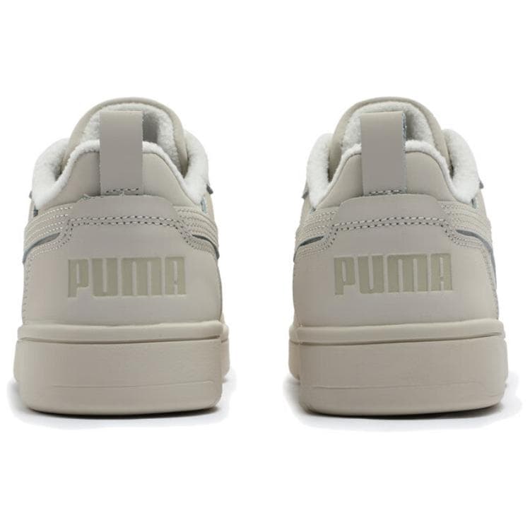 Кроссовки PUMA Rebound V6 Устойчивые к истиранию Низкие Кроссовки для скейтбординга Унисекс Серые - изображение 4