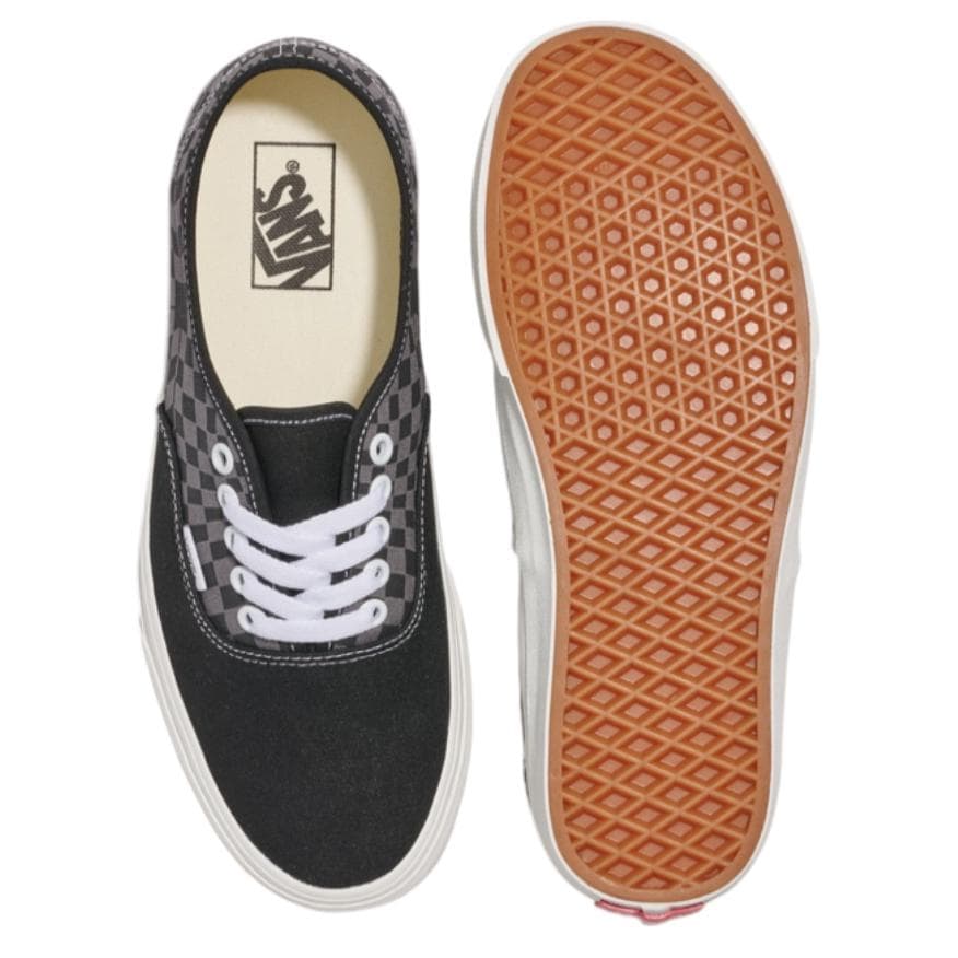 Кеды Vans Authentic Low Top Мужские Кроссовки Черные Серые - изображение 5