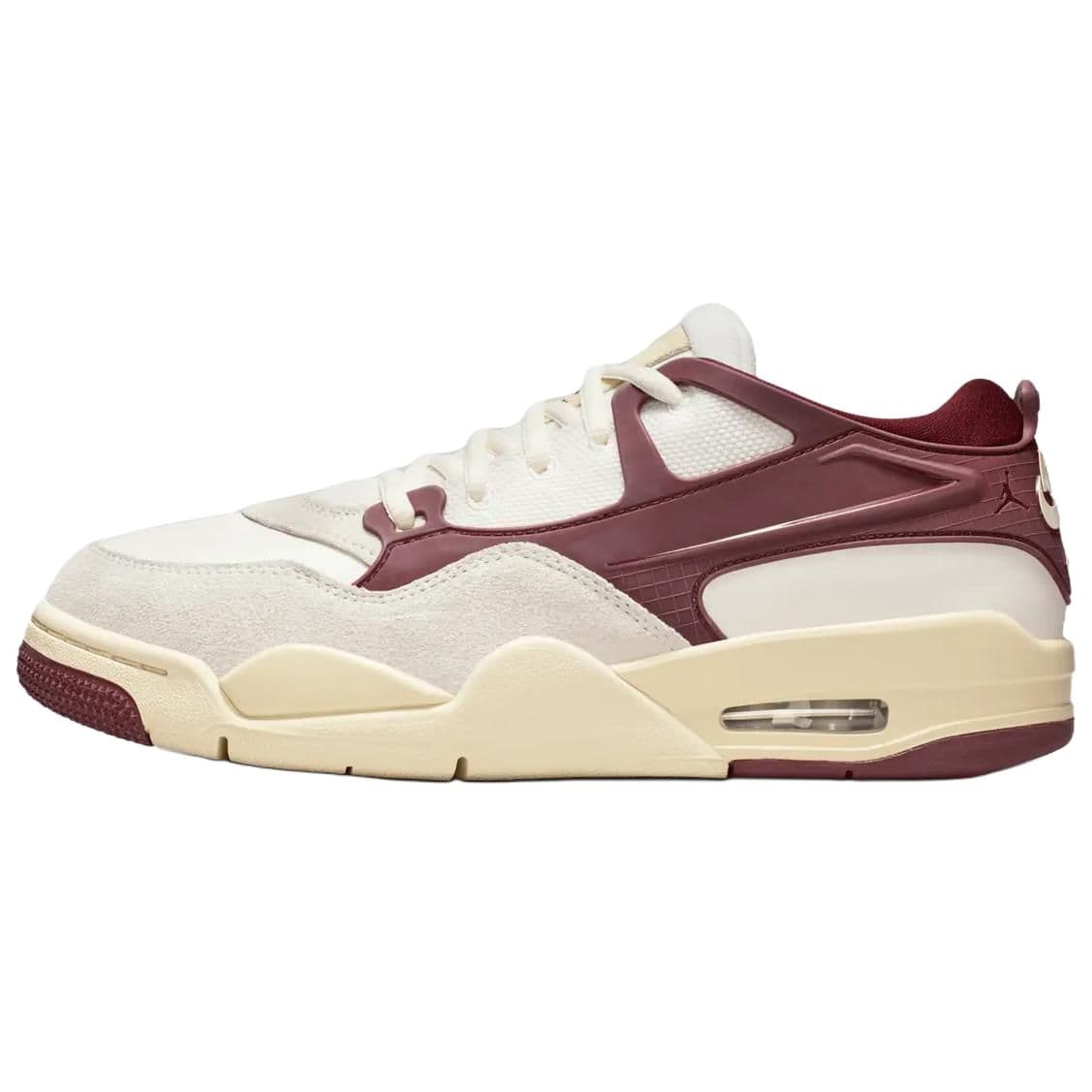 Ретро баскетбольные кроссовки Jordan Air Jordan 4 Поддержка Винтажные Баскетбольные Кроссовки Женские Белый Красный - изображение 1