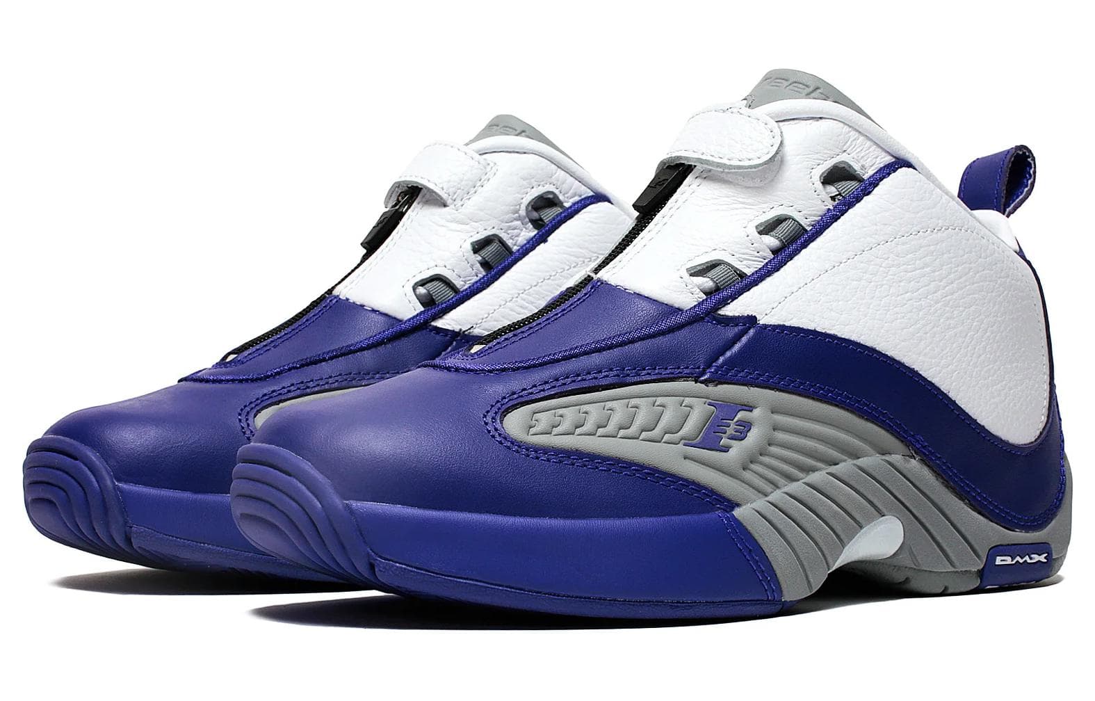 Ретро баскетбольные кроссовки Reebok Answer 4 White Purple - изображение 3