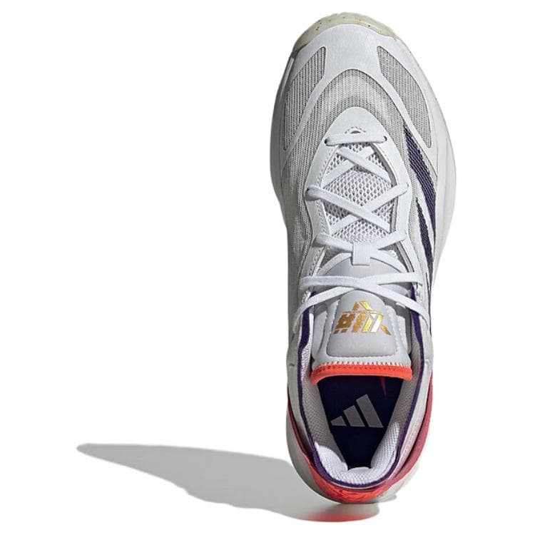 Кроссовки для баскетбола Adidas Adizero Select 2,0 Low Топ Баскетбольные кроссовки Унисекс Серый Красный - изображение 5