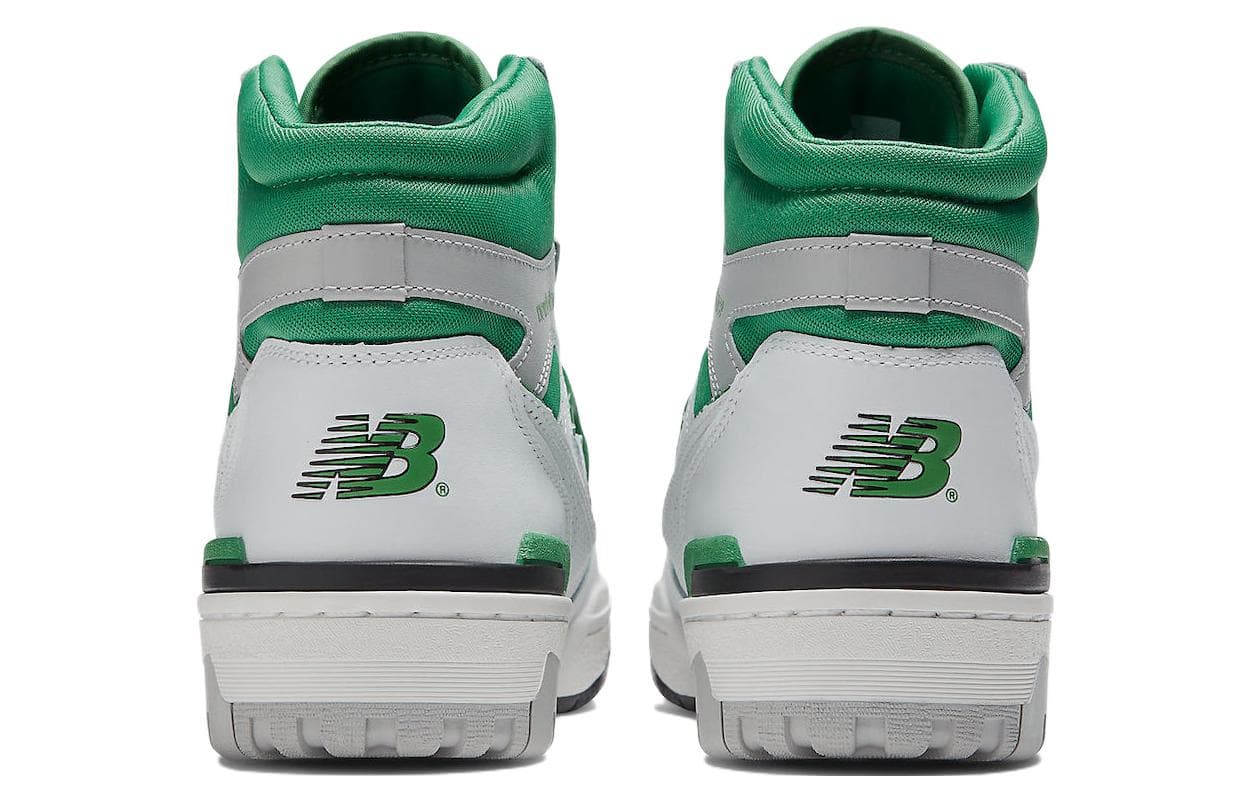 Ретро баскетбольные кроссовки New Balance 650 White Green - изображение 5