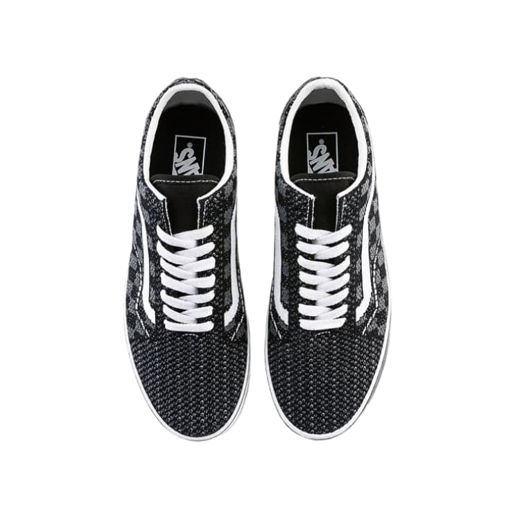 Кеды Vans Old Skool Low Top Кеды Унисекс Черный Белый - изображение 4