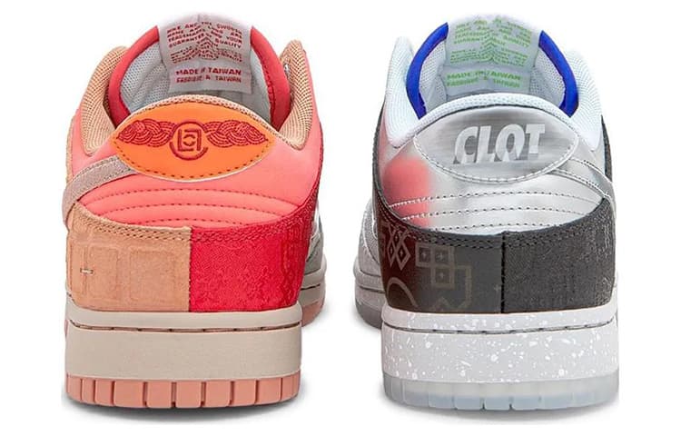 Кроссовки CLOT x Nike Dunk "What The? CLOT" — фото 6
