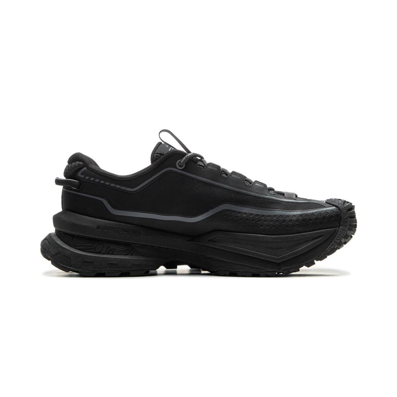 Кроссовки Li NING Outdoor CounterFlow Xingchuan Дышащий Low Топ Поход Обувь Унисекс Ночной черный - изображение 2