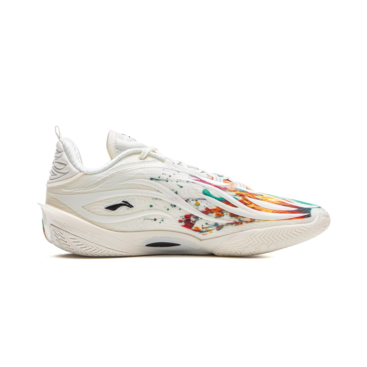 Кроссовки для баскетбола Li-Ning Wade 808 5Ultra v2 Фейерверк Легкий гибкий стабильный поддержка покрытие антискручивание лоу-топы баскетбольные кроссовки мужской шампанский белый - изображение 2