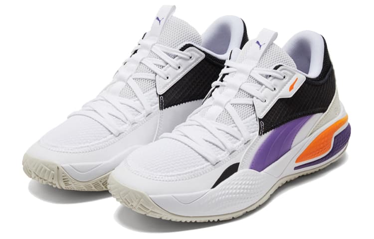 Кроссовки для баскетбола PUMA Low Basketball Shoes Black Purple - изображение 3
