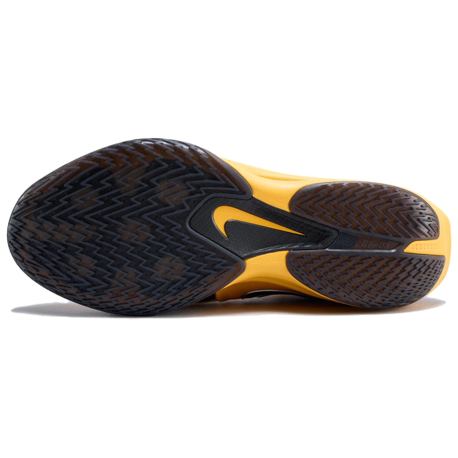 Кроссовки для баскетбола Nike GT Cut 3 Turbo Устойчивые к истиранию низкие баскетбольные кроссовки унисекс желтые - изображение 6
