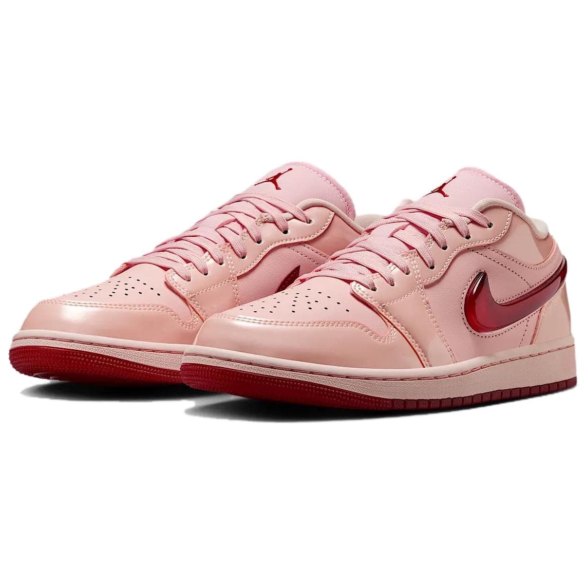 Ретро баскетбольные кроссовки Jordan Air Jordan 1 Low Топ Ретро-баскетбольные кроссовки Женские Розовый - изображение 3