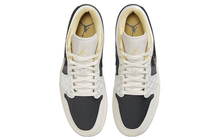 Ретро баскетбольные кроссовки Jordan Air Jordan 1 Low SE Black Grey - изображение 4