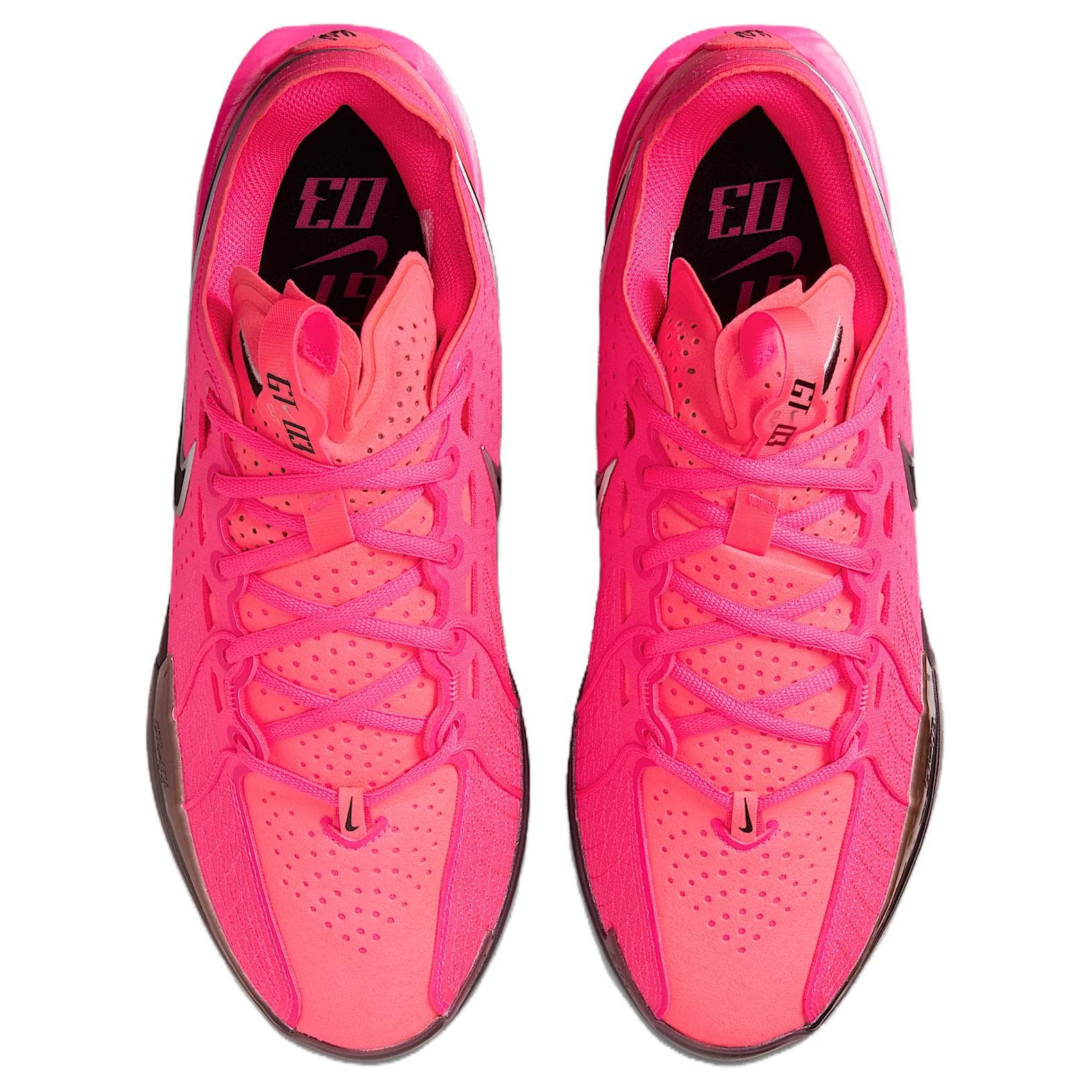 Кроссовки для баскетбола Nike G.T. Cut 3 Амортизация Противоскользящие Низкие Баскетбольные Кроссовки Мужские Фуксия - изображение 4