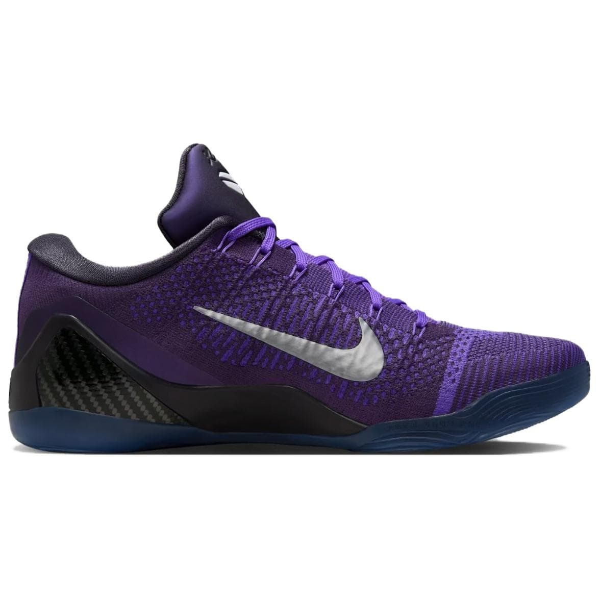 Кроссовки для баскетбола Nike Kobe 9 Дышащие и Упругие Низкие Баскетбольные Кроссовки Унисекс Фиолетовые - изображение 2