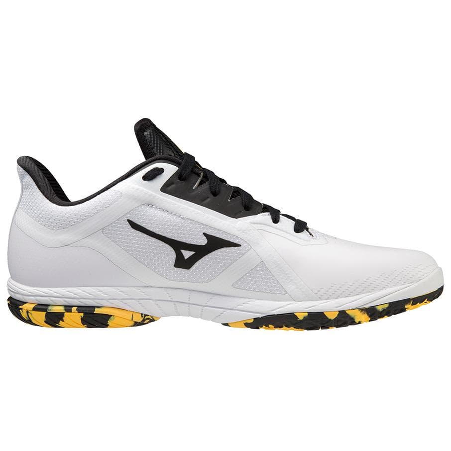 Кроссовки для спортзала Mizuno Wave Drive противоскользящие устойчивые к истиранию низкие кроссовки для тренировок унисекс белые - изображение 2