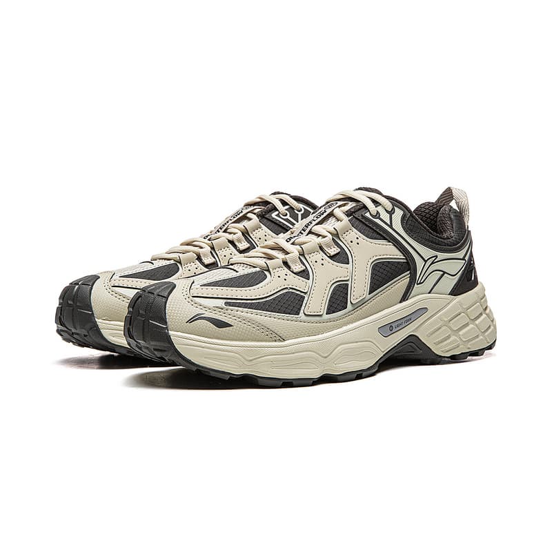 Кроссовки Li NING Outdoor Counterflow Linying Синтетическая кожа ТПУ (TPU) Дышащий Низкий верх Походная обувь Унисекс - изображение 3