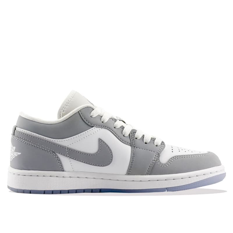 Ретро баскетбольные кроссовки Jordan Air Jordan 1 Low "Wolf Grey" - изображение 2
