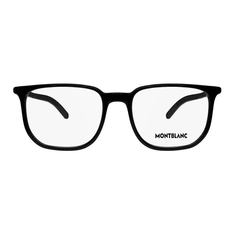 Оправа MONTBLANC Литье под давлением Прямоугольные Очки с диоптриями Унисекс Черные - изображение 2
