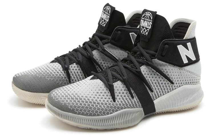 Ретро баскетбольные кроссовки New Balance OMN1S Black Grey - изображение 2
